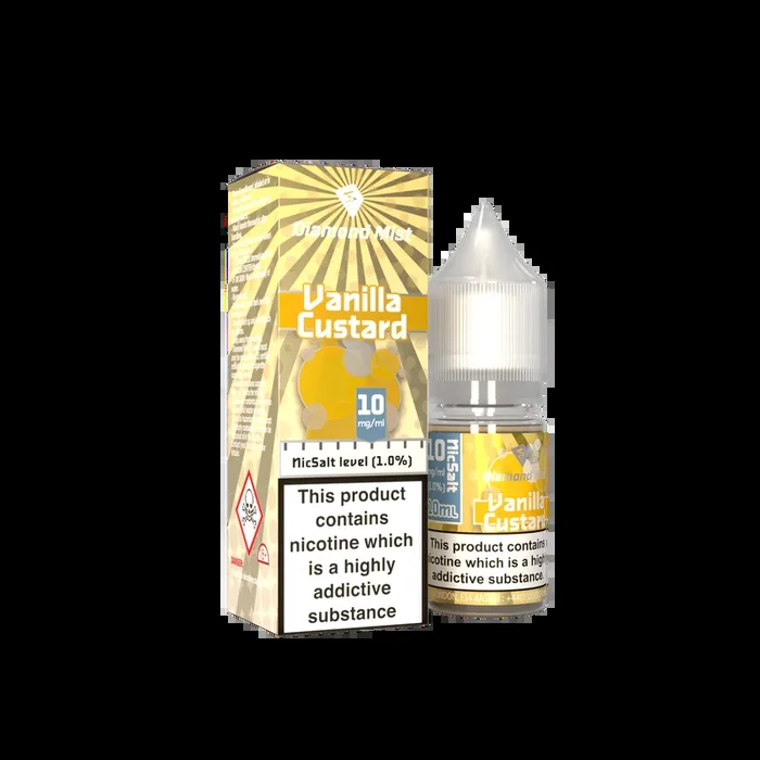 Diamond Mist Nic Salt – Vanilla Custard