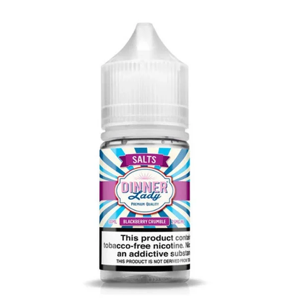 Dinner Lady Blackberry Crumble TFN 30mL Salt Nicotine Vape Juice