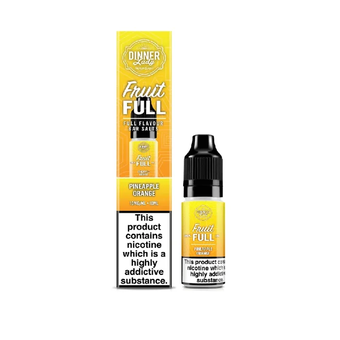 Dinner Lady Fruit Full Pineapple Orange 10ml Nic Salt