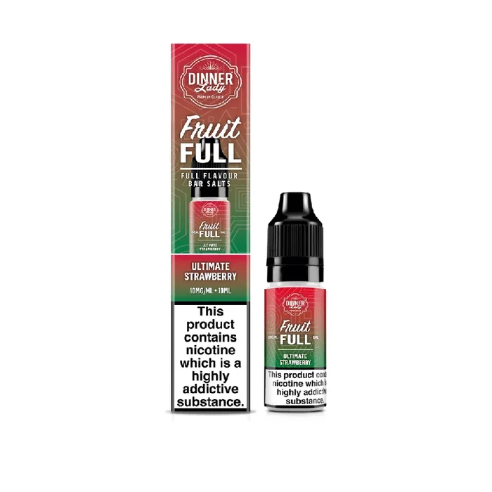 Dinner Lady Fruit Full Ultimate Strawberry 10ml Nic Salt