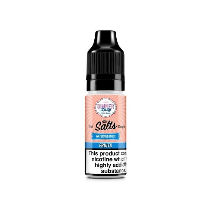 DINNER LADY Fruit Full Watermelon Ice – Sel de nicotine 10ml