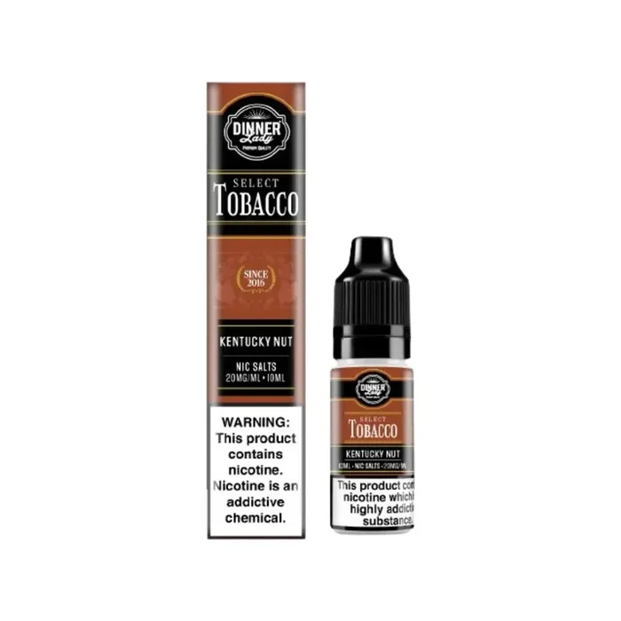Dinner Lady Select Tobacco Kentucky Nut 10ml Nic Salt