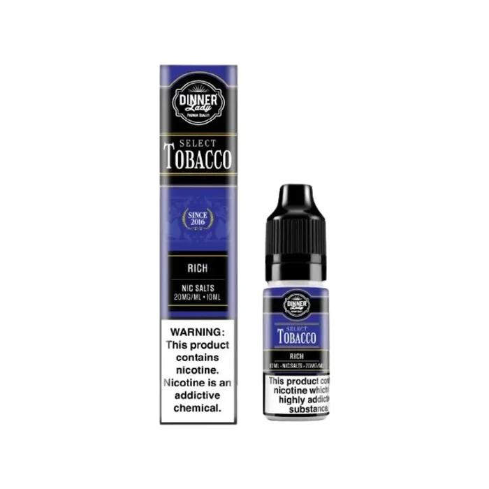 Dinner Lady Select Tobacco Rich 10ml Nic Salt