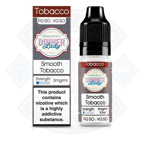 Dinner Lady Tobacco 50/50 Smooth Tobacco 10ml