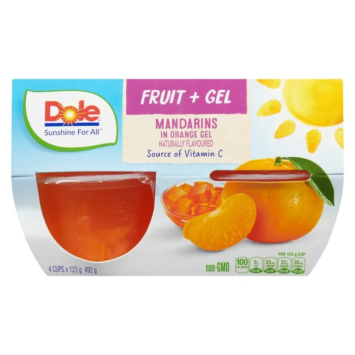 Dole Mandarins in Orange Gel 4pk. – 492g