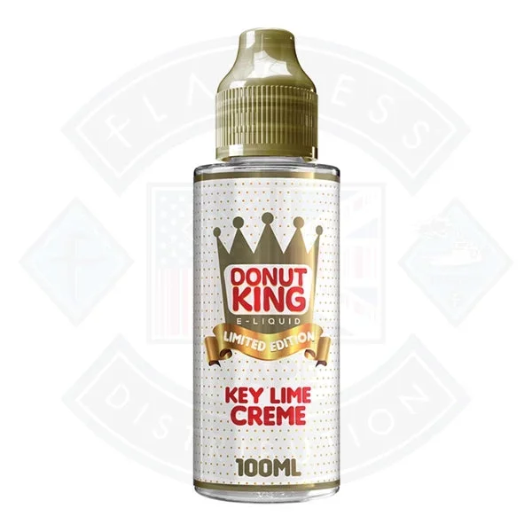 Donut King Limited Edition – Key Lime Creme 0mg 100ml Shortfill