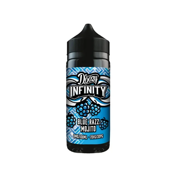 Doozy Infinity Blue Razz Mojito 100ml Shortfill