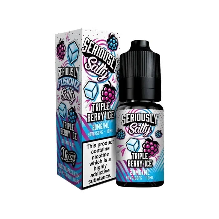 Doozy Seriously Fusionz Triple Berry Ice 10ml Nic Salt