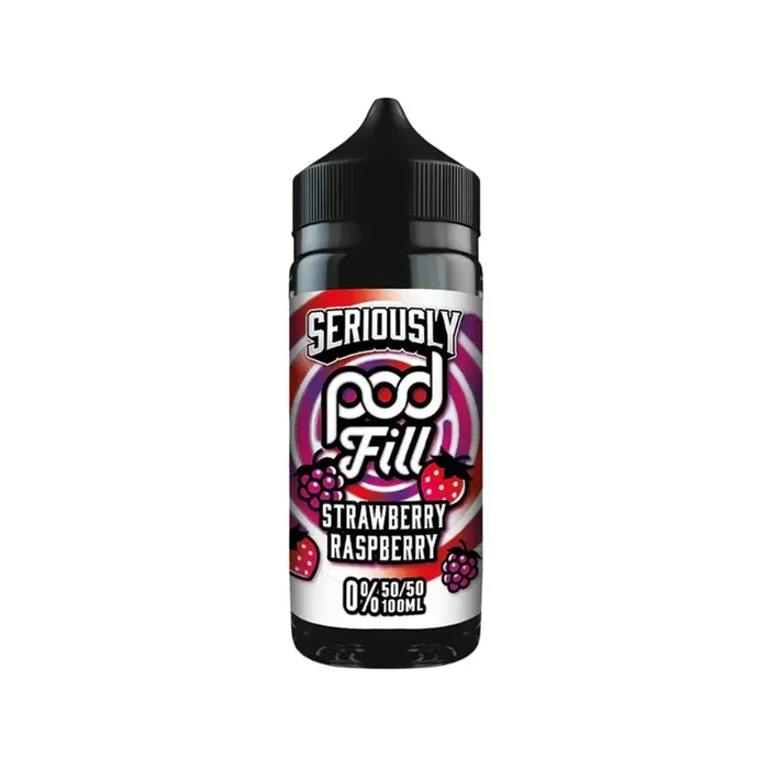 Doozy Seriously Pod Fill Strawberry Raspberry 100ml Shortfill