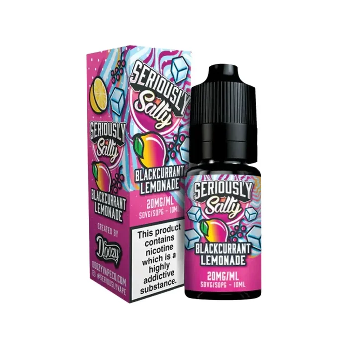 Doozy Seriously Salty Blackcurrant Lemonade 10ml Nic Salt