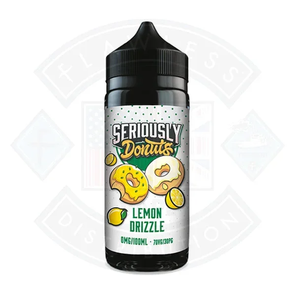 Doozy Vape Seriously Donuts Lemon Drizzle 0mg 100ml Shortfill