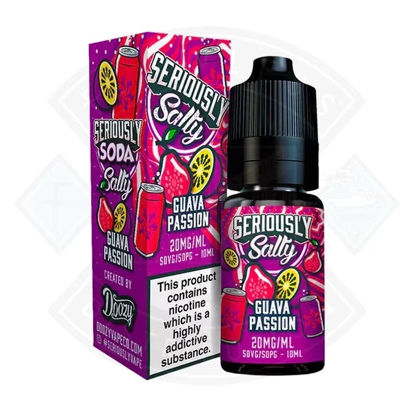 Doozy Vape Seriously Salty Sodas Guava Passion 10ml