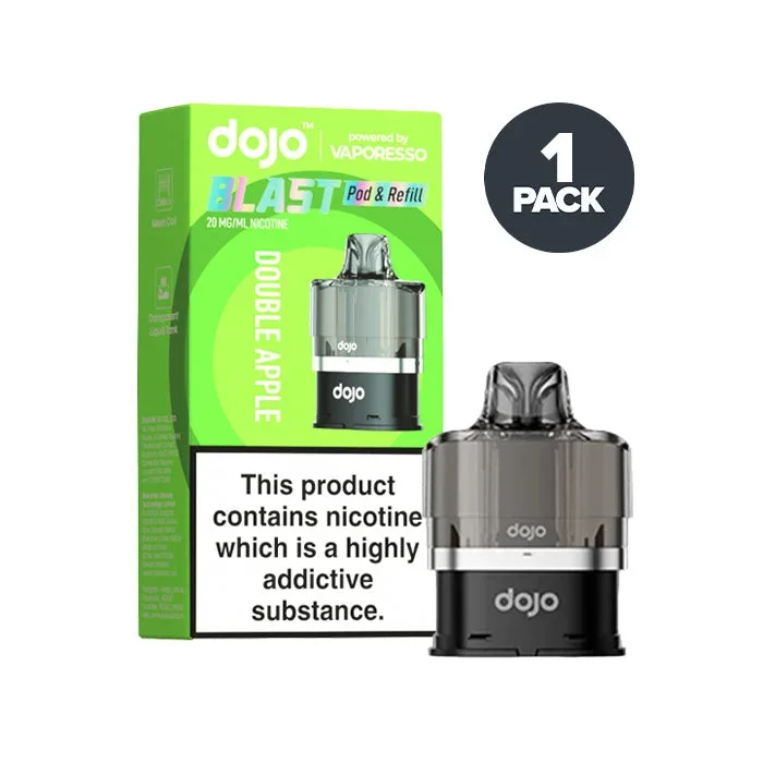 Double Apple Dojo Blast 6000 Pre-filled Pods by Vaporesso