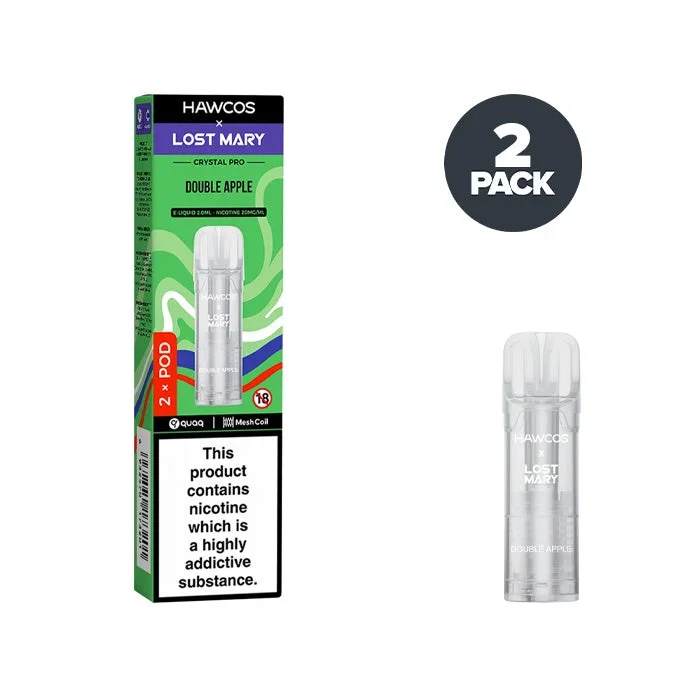 Double Apple Hawcos X Lost Mary Crystal Pro Prefilled Pods