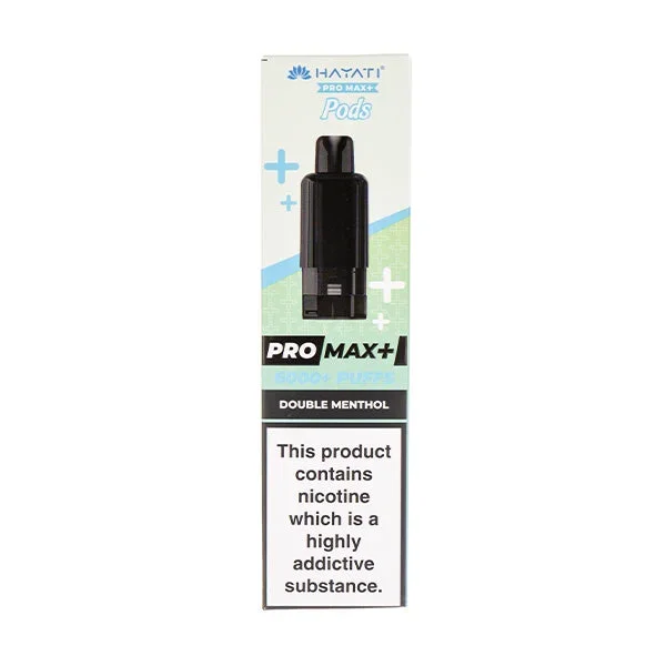 Double Menthol Pro Max Prefilled Pod + Refill by Hayati