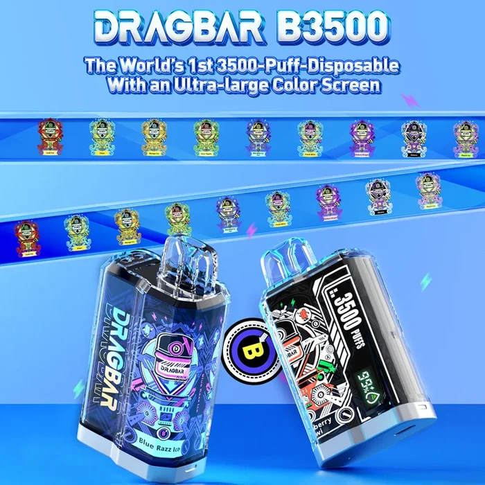 Dragbar B3500 Rechargeable Disposable Device – 3500 Puffs