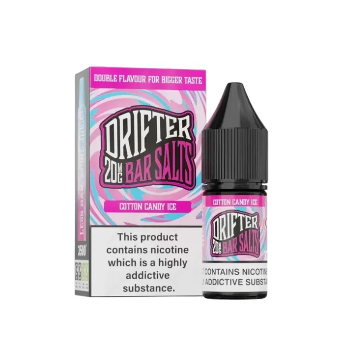 Drifter Bar Salts Cotton Candy Ice 10ml Nic Salt E-liquid