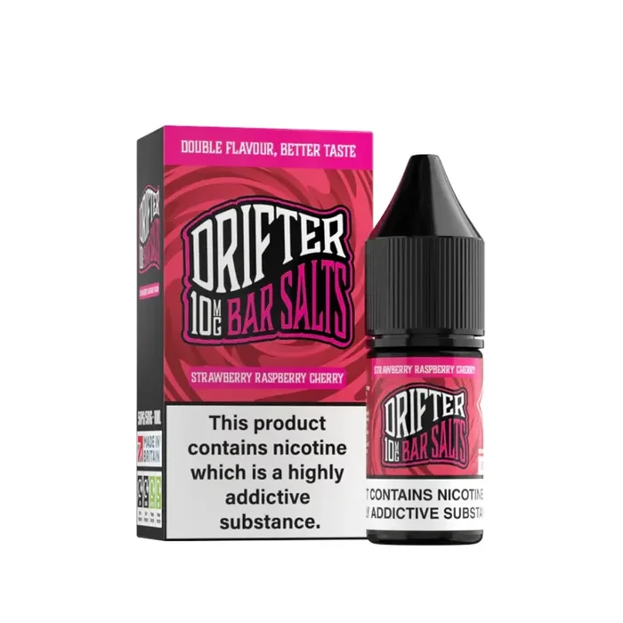 Drifter Bar Salts Strawberry Raspberry Cherry 10ml Nic Salt E-liquid