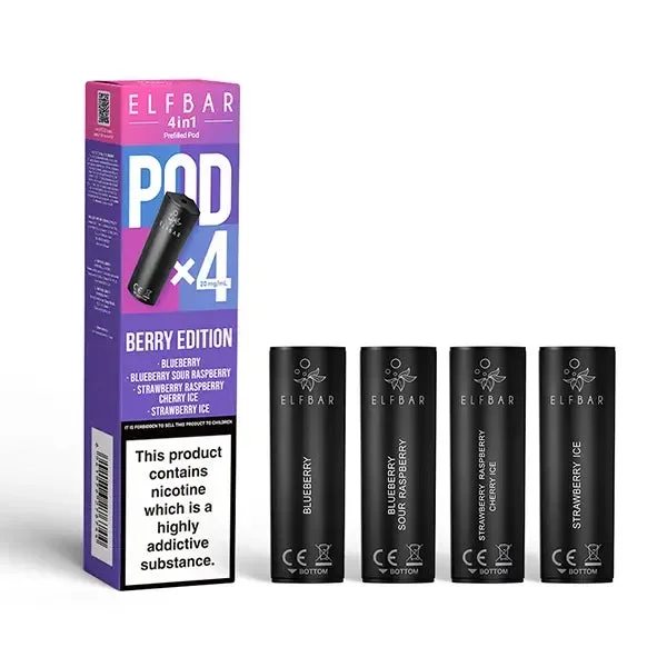 Elf Bar 4 in 1 Berry Edition Prefilled Pods