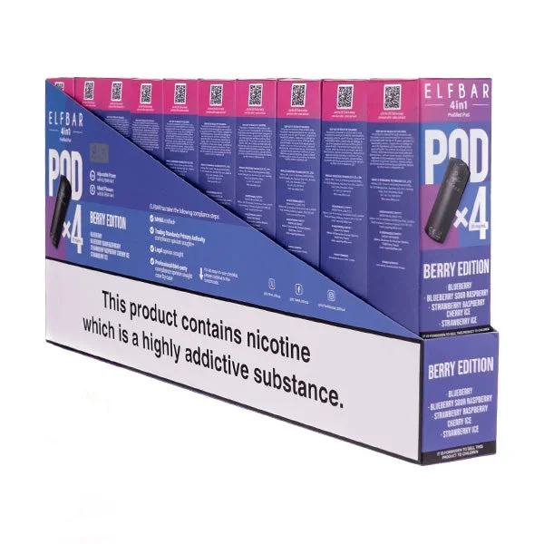 Elf Bar 4 in 1 Prefilled Pods – 4PK [Box of 10]