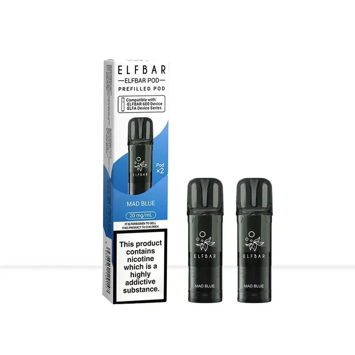 Elf Bar 600 Mad Blue Prefilled Vape Pods