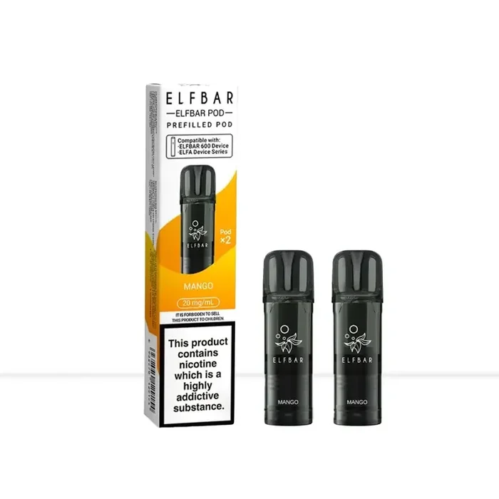 Elf Bar 600 Mango Prefilled Vape Pods
