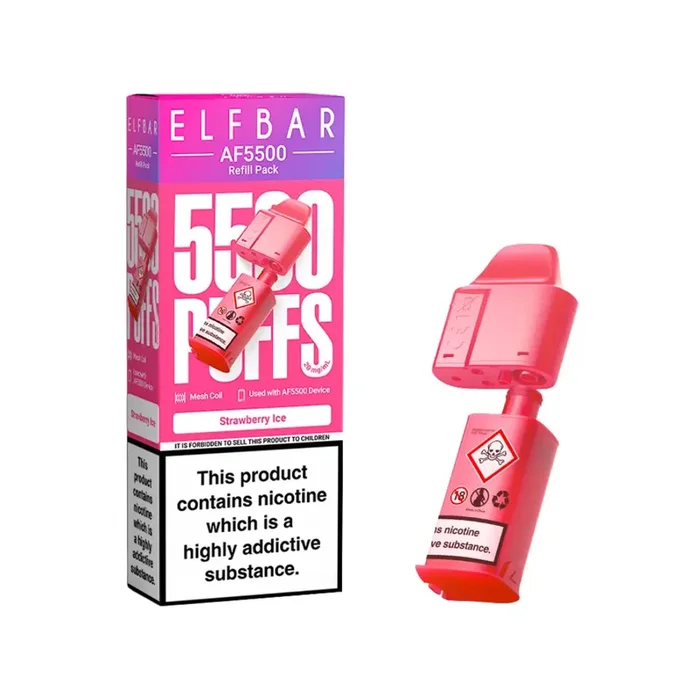 Elf Bar AF5500 Strawberry Ice Refill Pod