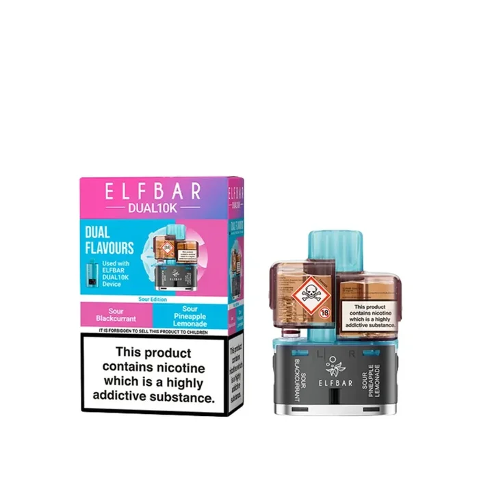 Elf Bar Dual 10K Sour Edition Refill Pods