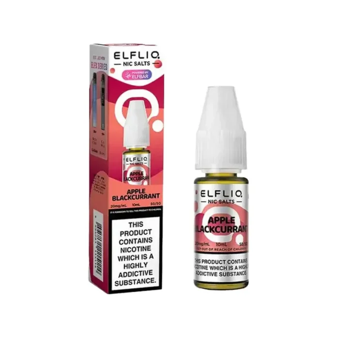 Elf Bar Elfliq Apple Blackcurrant 10ml Nic Salt E-liquid
