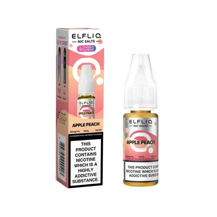 Elf Bar Elfliq Apple Peach 10ml Nic Salt E-liquid