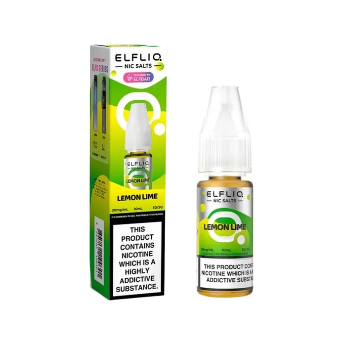 Elf Bar Elfliq Lemon Lime 10ml Nic Salt E-liquid