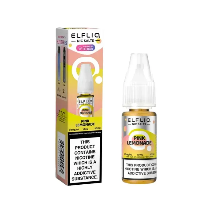 Elf Bar Elfliq Pink Lemonade 10ml Nic Salt E-liquid