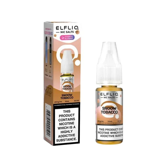 Elf Bar Elfliq Snoow Tobacco 10ml Nic Salt E-liquid