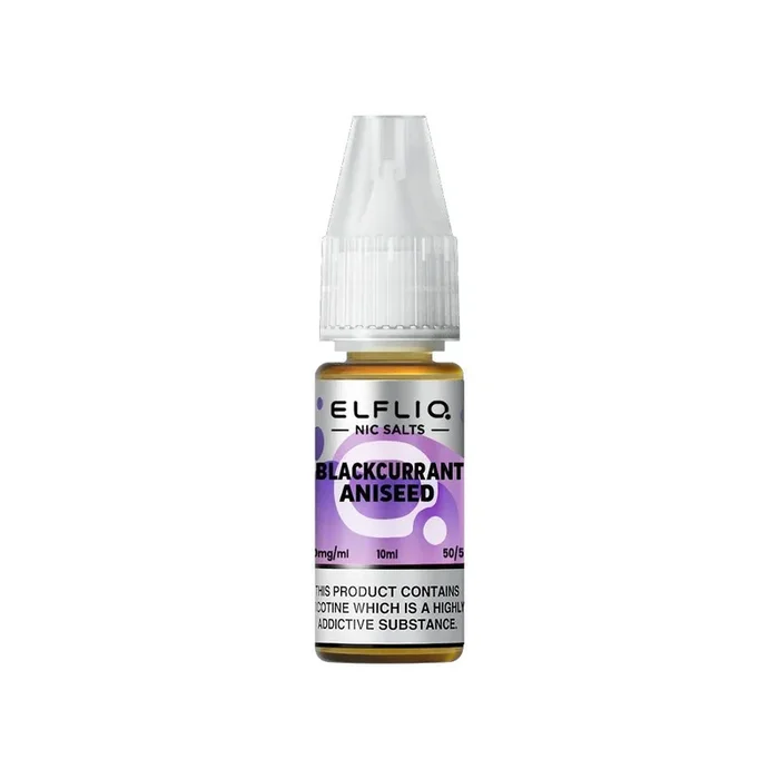 ELFBAR Elfliq Blackcurrant Aniseed – Sel de nicotine 10ml