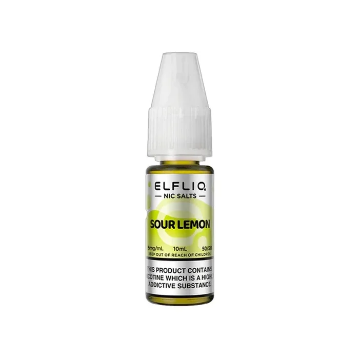 ELFBAR Elfliq Sour Lemon – Nicotine Salt 10ml