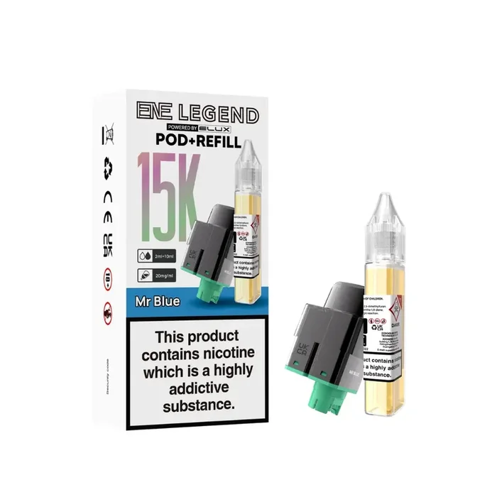 Elux ENE Legend 15K Mr Blue Refill Pod