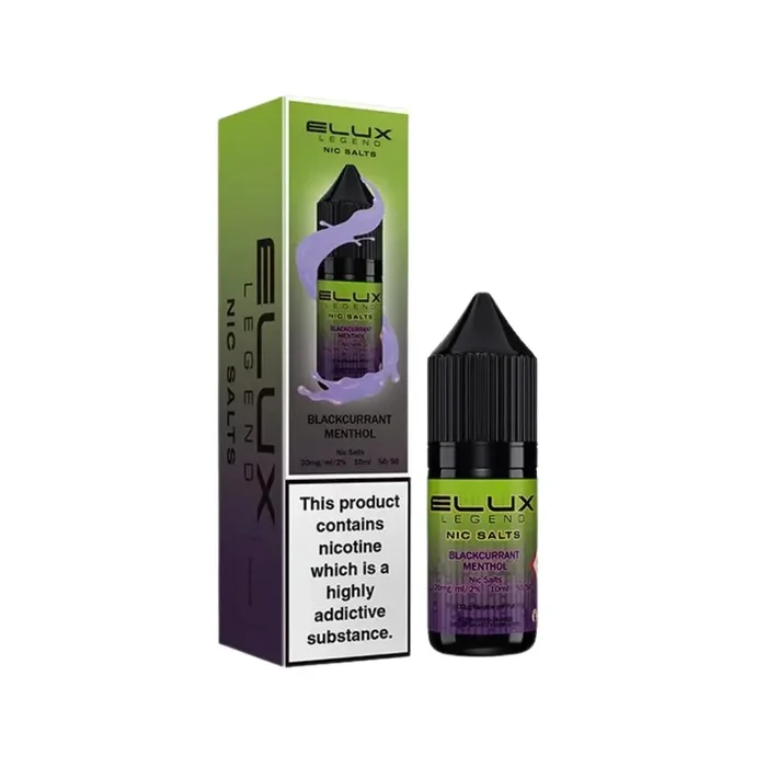 Elux Legend Blackcurrant Menthol 10ml Nic Salt E-liquid