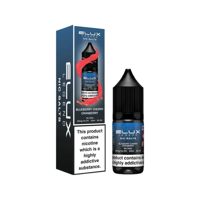 Elux Legend Blueberry Cherry Cranberry 10ml Nic Salt E-liquid