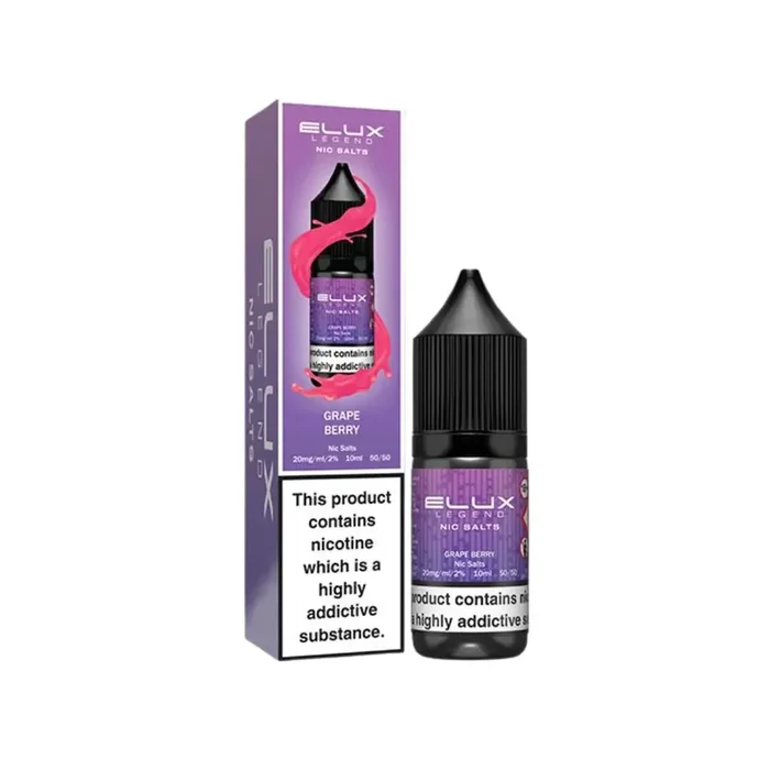 Elux Legend Grape Berry 10ml Nic Salt E-liquid