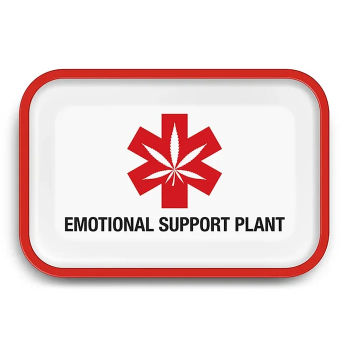 “Emotional Support Plant” Rolling Tray – Large