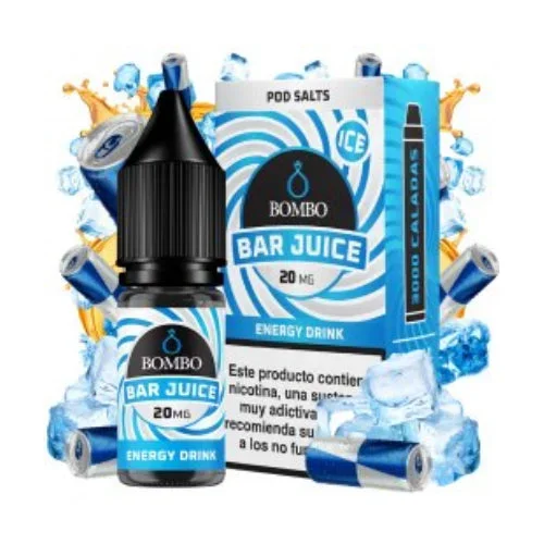 Energy Drink Ice 10ml (Sales de nicotina) (Bar Juice by Bombo)