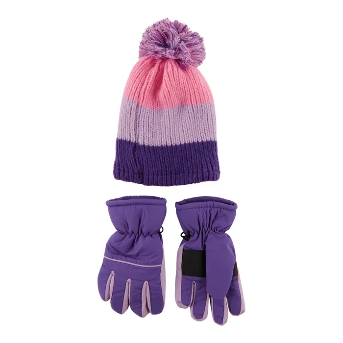 Ens. tuque et gants de ski pour enfants