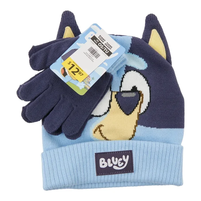 Ens. tuque et gants sous licence pour filles