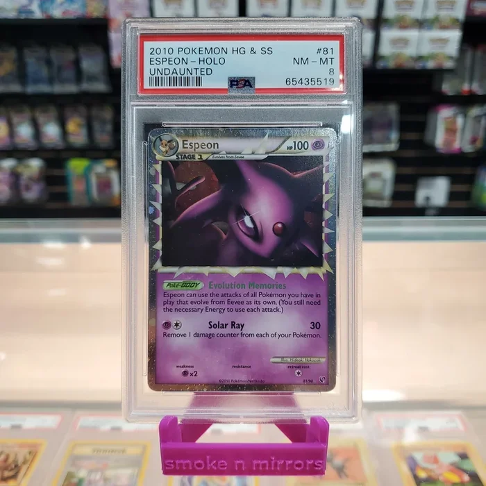 Espeon (81/90) [HeartGold & SoulSilver: Undaunted] PSA 8