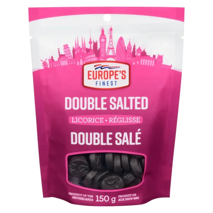 Europe’s Finest Licorice Double Salted, 150-g