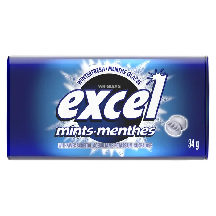 Excel Winterfresh Mints – 34g