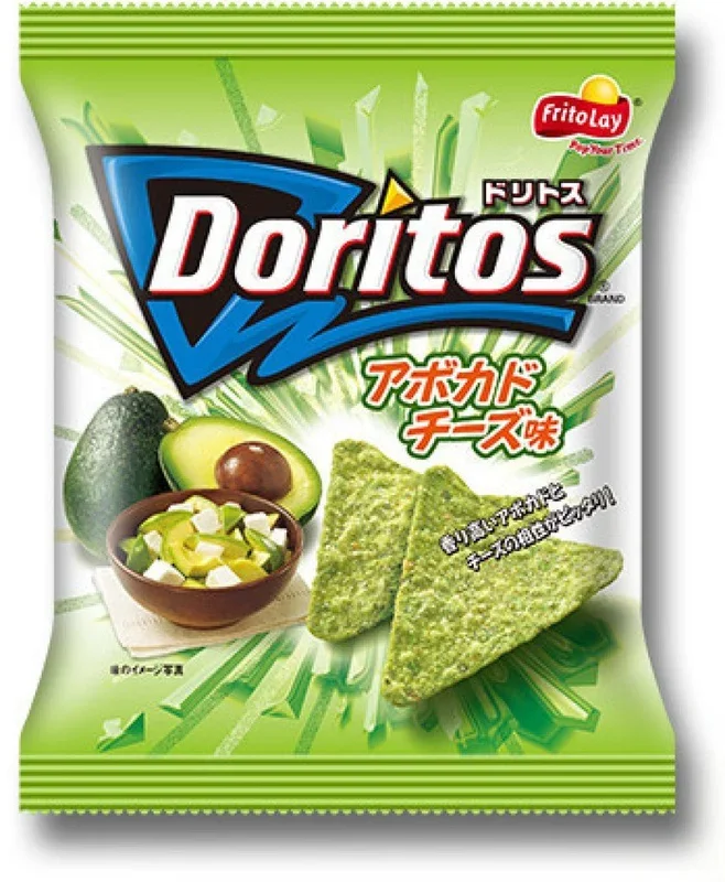 Exotic Doritos Avocado and Cream Cheese Flavor (Japan)