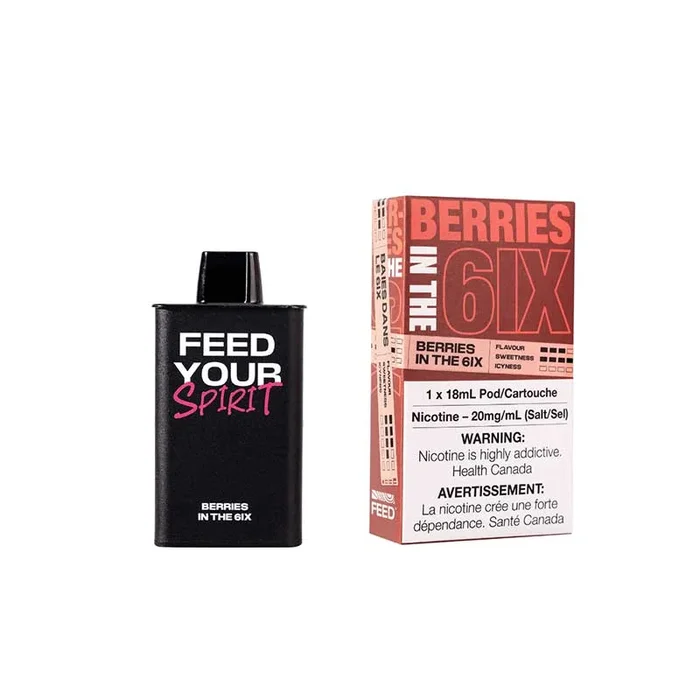 FEED 9000 Puffs Pre-filled Pod – Berries in the 6ix