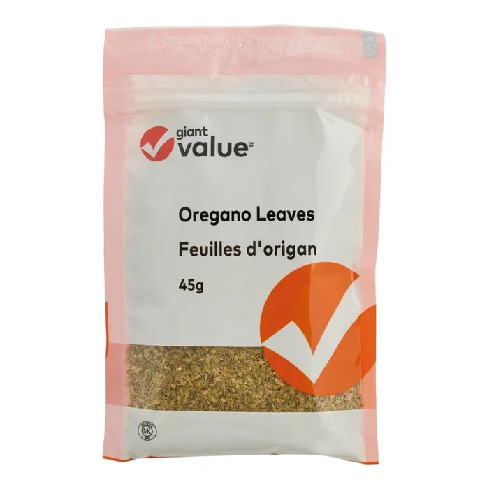 Feuilles d’origan Giant Value, 45-g