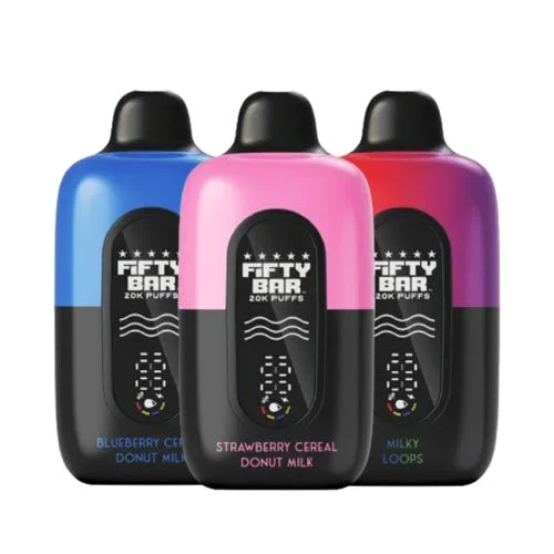 Fifty Bar V2 20K Disposable Vape Device – 6PK